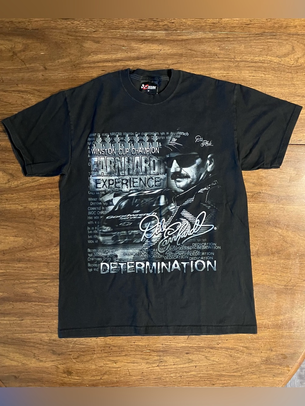 Vtg Chase Authentics Shirt Mens Medium Dale Earnhardt NASCAR Racing Graphic Tee